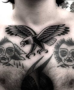 Tattoo mit Adler. Tattoo Studio Wien 1070